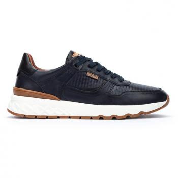 Zapatillas de piel para hombre Pikolinos Aranda M8R con suela extraligera y plantilla acolchada Memory Foam