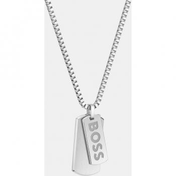 Colgante de Hombre Devon de Acero BOSS con Dos Chapas 1580575