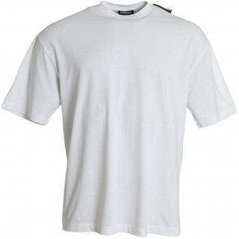 Off White Cotton Jersey Round Neck T-shirt - XXS