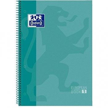 Oxford Classic - Cuaderno microperforado, A4, 210 x 297 mm, color ice mint