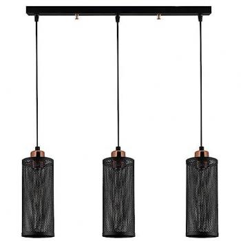 Lámpara de Techo Colgante LED de Tres Luces Modelo 13 - Cristal Record