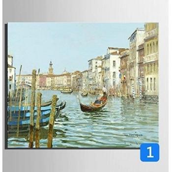 ZSH Agua color pintado a mano pintura al óleo, marco decorativo, decoración del pasillo de den , 1