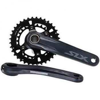 Bielas Shimano SLX M7100 Hollowtech II 12V con Platos de 36/26D y longitud de 175 mm en color negro