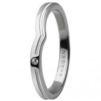 Anillo de Mujer Skagen JRSW018SS7 con acero inoxidable - Tamaño 15