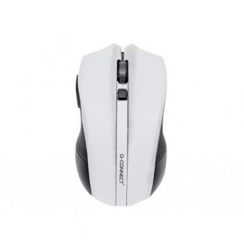 Ratón Inalámbrico Q-Connect KF10970 - Óptico, color blanco