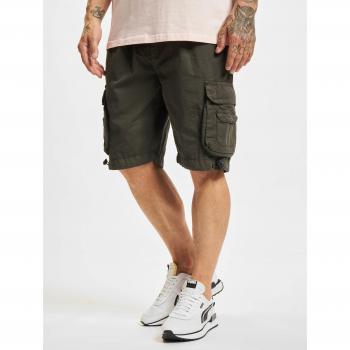 Men's Grey Double Pocket Cargo Shorts
