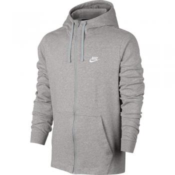Nike M NSW Club FZ JSY Chaqueta, Hombre, dk Grey Heather/White, XS