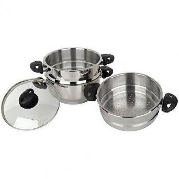 Stainless Steel Collection Pendeford - Set de 3 vaporeras para Olla