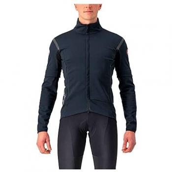 Chaqueta Castelli Perfetto RoS 2 Convertible GORE-TEX INFINIUM™ Negro Claro, mangas desmontables, tamaño XS