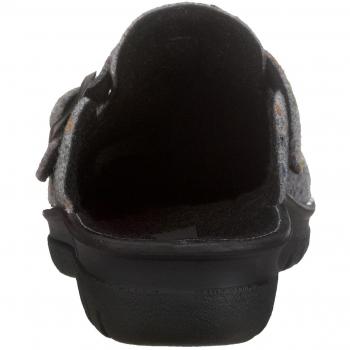 Romika - Zapatillas de casa de fieltro para mujer, color gris, talla 37