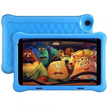 Tablet para Niños 8 Pulgadas, Android 10 Tablet con Control Parental, 1920x1200 FHD, KIDOZ Preinstalado, 5000mAh, 2MP+5MP Cámara, WiFi, Bluetooth, Azul