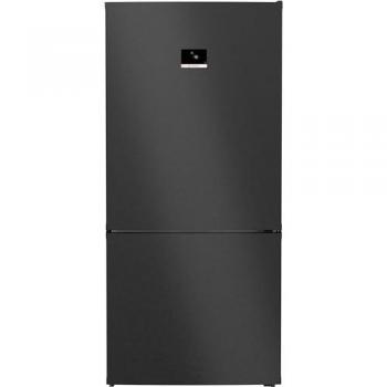 Bosch KGP86AXB0N Combinación Frigorífico-Congelador Serie 8, Freestanding, No Frost, 186 x 86 cm, Acero Inoxidable Negro, Capacidad Total de 419 L y Cong