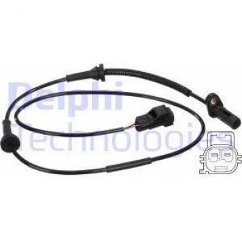 Sensor ABS DELPHI SS20489, tipo: sensor de revoluciones de la rueda, características: compatible con sistemas de frenos antibloqueo (ABS), alta precisión en la detección de velocidad, fácil instalación, diseño duradero y