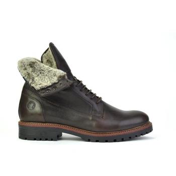 Botín Coronel Tapiocca C2321 para Hombre en Marrón, Talla 42, Material Cuero con Forro de Pelo