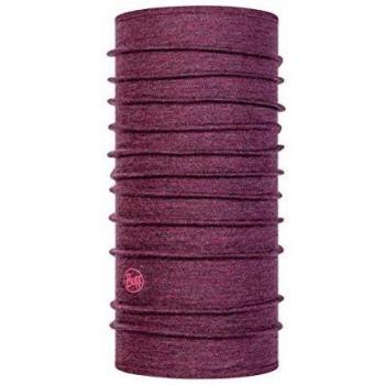 Buff Dahlia Melange Tubular Lana Merino Midweight, Mujer, Purple, Talla única