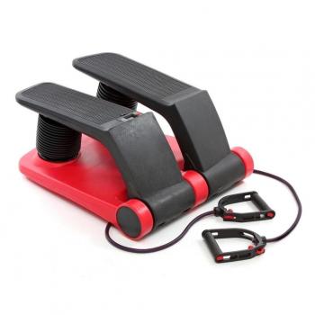 Fitness House FH Climber - Stepper, color negro / rojo