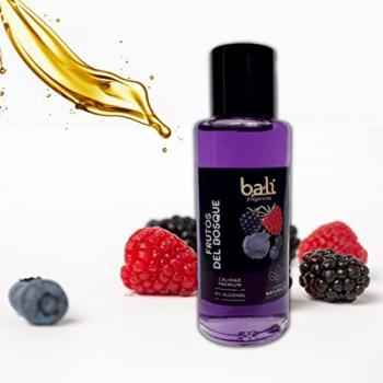 Esencia Natural Bali 50 ml para Humidificador - Aceite de Frutos del Bosque, Ambientador Dulce y Afrutado