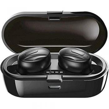 Auriculares Bluetooth Aclouddatee 2020, Bluetooth 5.0, inalámbricos, micrófono de sonido estéreo, mini auriculares inalámbricos con auriculares y caja de carga portátil para iOS Android PC