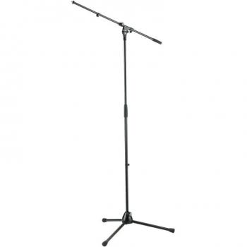 K&M 201/2 Telescoping Microphone Stand, Black