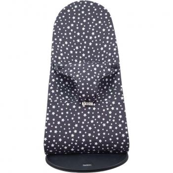 Funda de algodón compatible con hamaca Babybjorn Soft, Balance y Bliss - Jyoko Dino Party Winter Sky