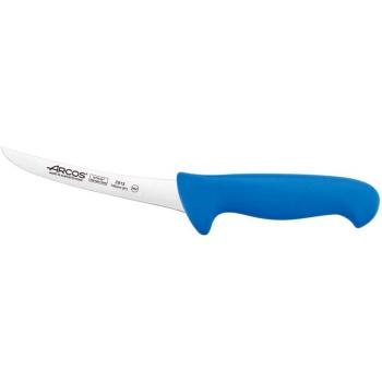 Arcos Serie 2900, Cuchillo Deshuesador Curvo, Hoja de Acero Inoxidable Nitrum de 140 mm, Mango inyectado en Polipropileno Color Azul