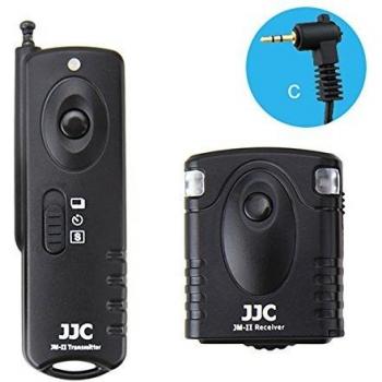 JJC JM-CII - Mando a Distancia inalámbrico con Conector Mini Jack para cámara réflex Digital Canon