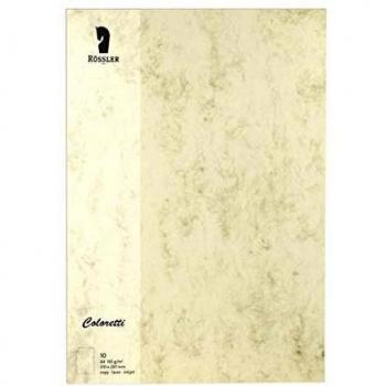 Papel Coloretti A4 165g - 10 Hojas Color Chamois Marmora