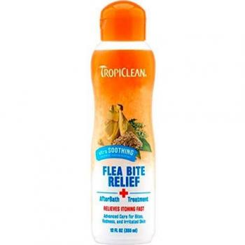 TROPICLEAN Alivio para Las Picaduras de Pulgas y Garrapatas Tratamiento para después del Baño para Mascotas - 159 ml