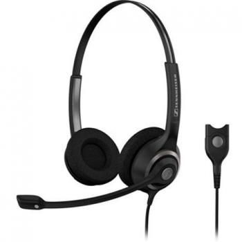 Sennheiser SC 262 - Auriculares con micrófono de diadema cerrados, negro