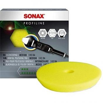SONAX ExzenterPad medio 143 DA - Disco de pulido medio para máquinas excéntricas, Art. 04943410