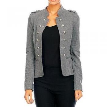 Unbekannt - Chaqueta de traje - para mujer gris 38
