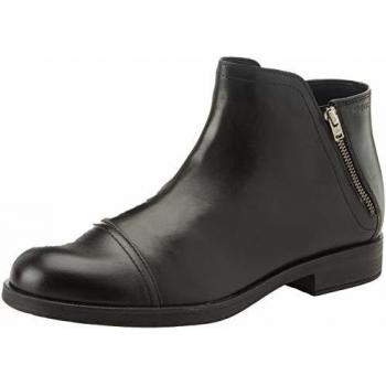 Geox JR Agata C, Botines Niñas, Negro
