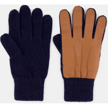 Guantes de lana para hombre Emidio Tucci con napa en la parte superior