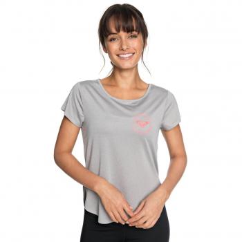 Roxy - Camiseta de diseño técnico - Mujer - S - Gris