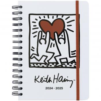Agenda Escolar 2024/2025 Semana Vista A5 12 Meses Keith Haring