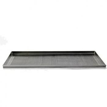 Teglia Rectangular Microperforada 60x40x2 cm de Aluminio 3003 para Pasticería y Pizza