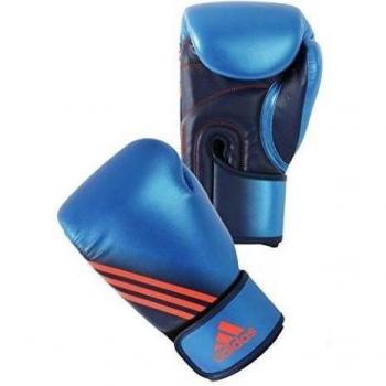 adidas Guantes de Boxeo Speed 200, Azul metálico, 12oz, ADISBG200