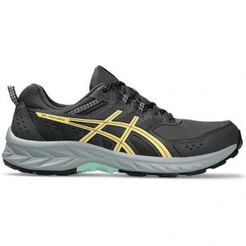 Zapatillas de running Asics Gel-Venture 9 para hombre en color gris oscuro y amarillo