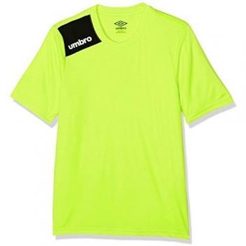 UMBRO Fight Jnr Camiseta de fútbol, niño, Amarillo, 14 años