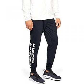 Under Armour Sportstyle Cotton Graphic Jogger Pantalón, Hombre, Negro, S