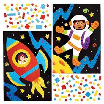 Baker Ross AW910 - Kit de Mosaico con Sistema Solar, para niños