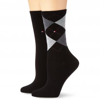 Tommy Hilfiger 443016001 - Calcetines Para Mujer, Negro