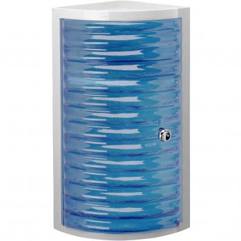 Toyma 0599/46 - Rinconera con puerta, diseño Star, color azul traslucido