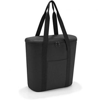 reisenthel thermoshopper - Bolsa Nevera térmica para IR de Compras o de Picnic con 2 Asas, Fabricada con Material Repelente al Agua, en Negro