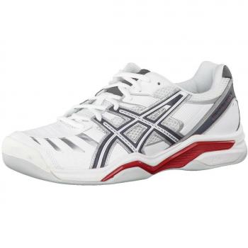 Asics Gel-Challenger 9 Indoor - Zapatillas de tenis para hombre, color White, talla 40.5