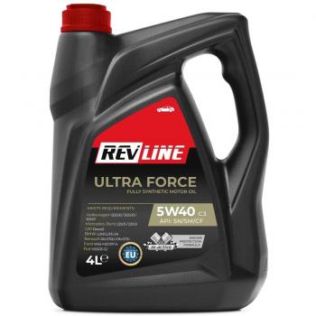 Aceite de Motor REVLINE 5W-40, Capacidad: 4L, Compatible con VW, AUDI y MERCEDES-BENZ