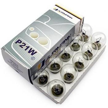 10 x Unidades jurmann® P21 W 12 V 21 W Ba15S * Taller Ware * halógena Lámpara Auto coche de lámpara de iluminación Bombilla Nuevo