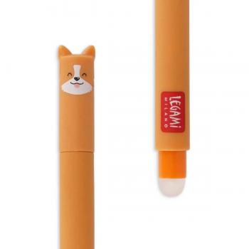 Bolígrafo Gel Borrable Legami Corgi - Tinta Negra Recargable 0,7 mm