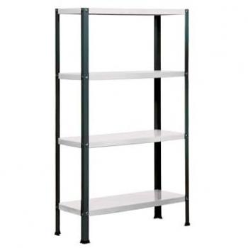 Estantería SIMONHOME CLASSIC MINI 4/300 ANTRACITA/BLANCO - 8425437104152 - Simon Rack, Estantería Metálica Casa, 1600x800x300 mm,