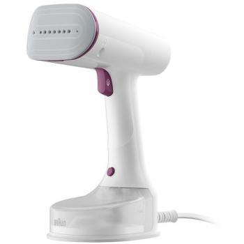 Plancha vertical para prendas QuickStyle 5 GS 5011 blanco/púrpura, 22 g/min, capacidad de agua de 150 ml